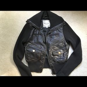 Faux Leather Jacket